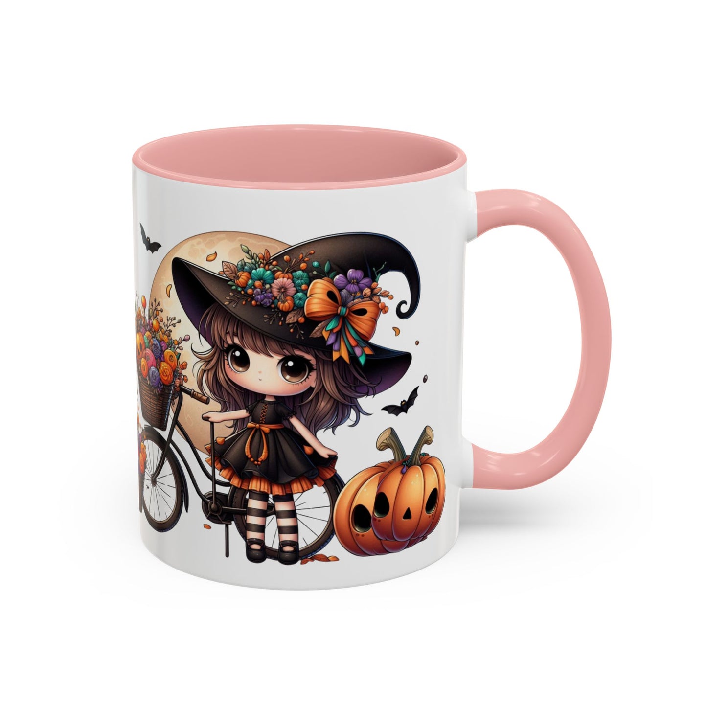 Mug Halloween Decorated with Positive Message