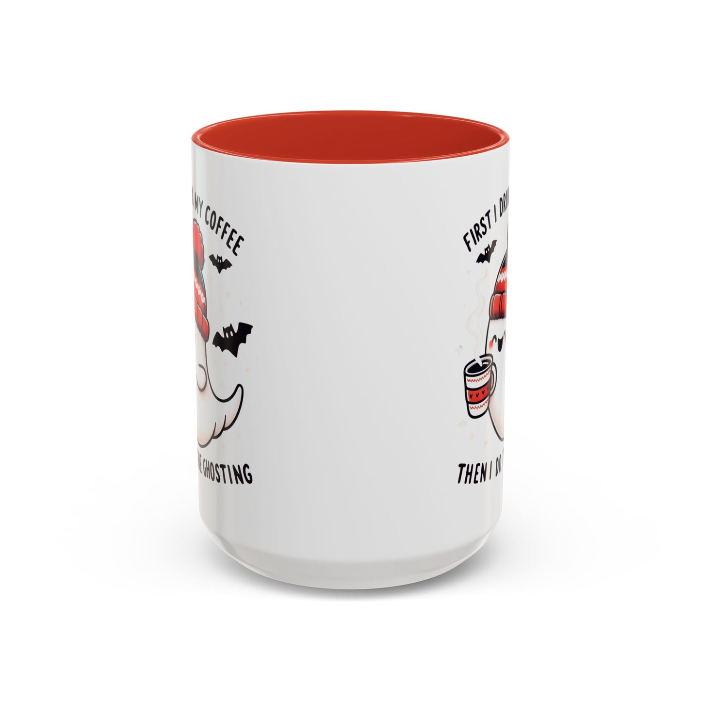 Halloween Ghost Cat Coffee Mug