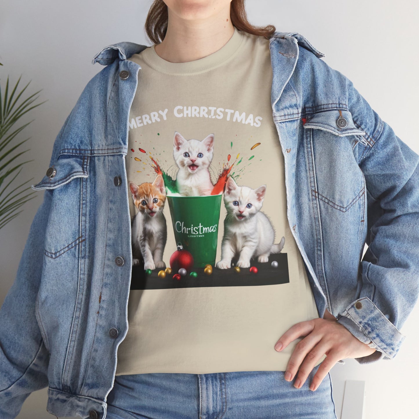 Gato Navidad Tee