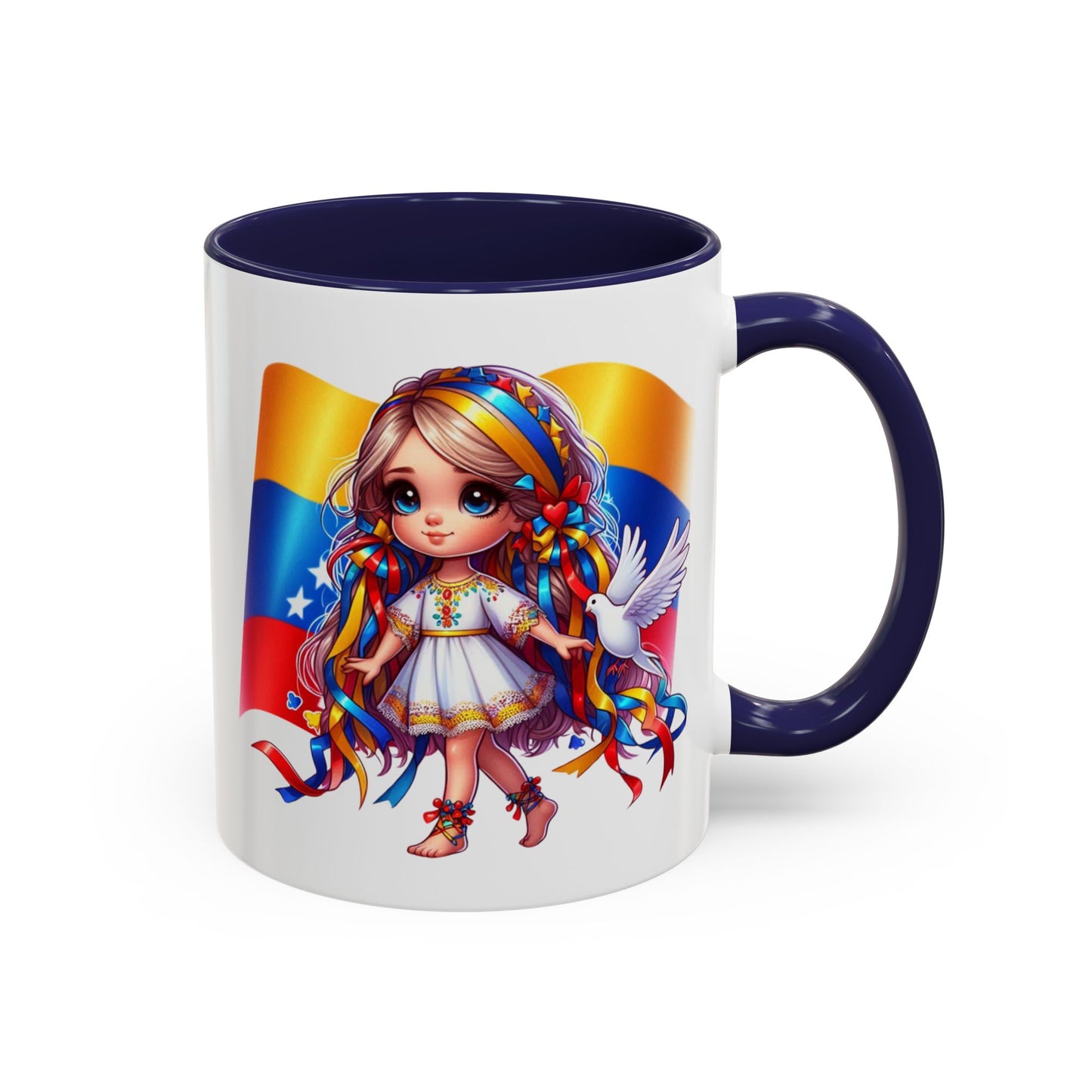 Mug with Message to Venezuela, Gift for Venezuelans