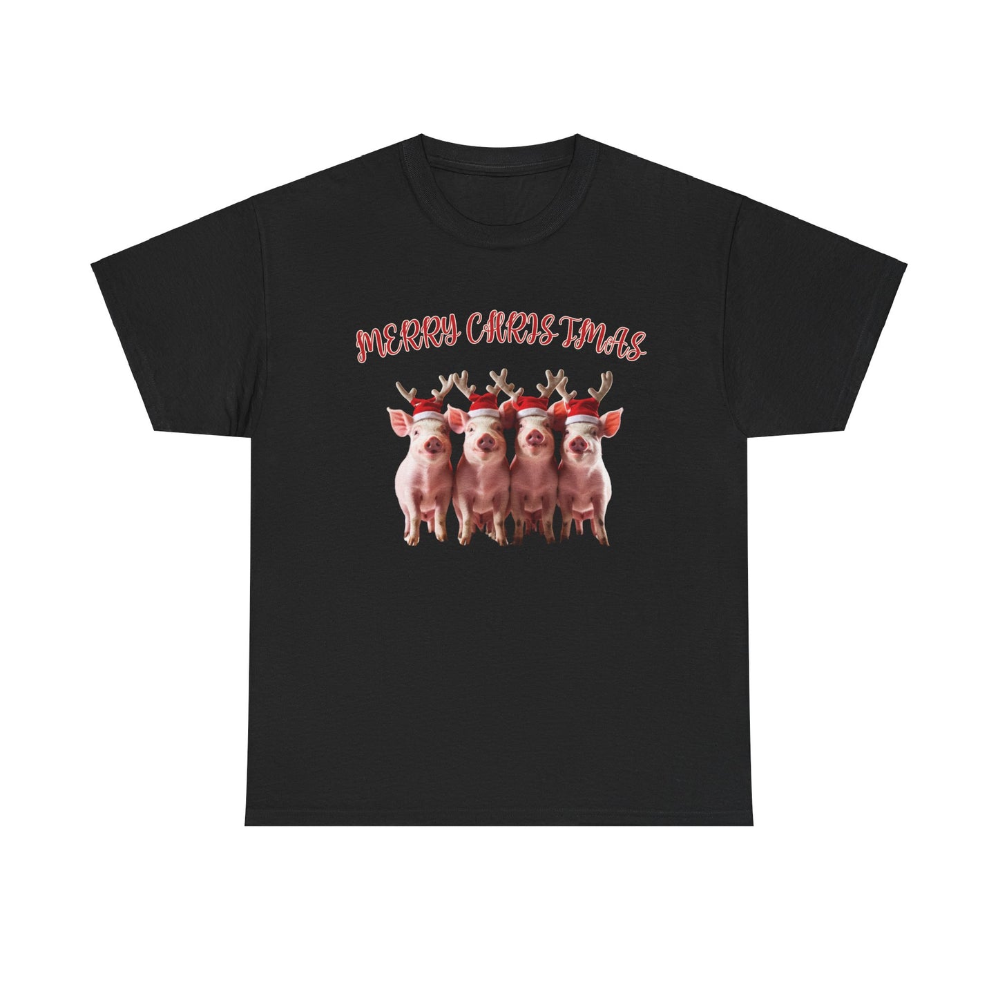 Unisex Heavy Cotton Tee - Cerdo Navidad