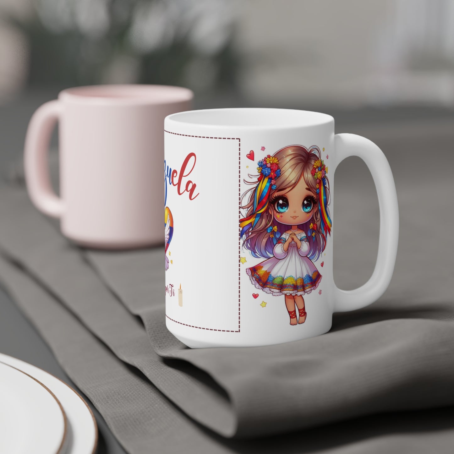 Ceramic Mugs (11oz\15oz\20oz), Ceramic Mugs (11oz\15oz\20oz), para las personas amantes de Venezuela o para los venezolanos migrantes de su pais, con banderas de Venezuela