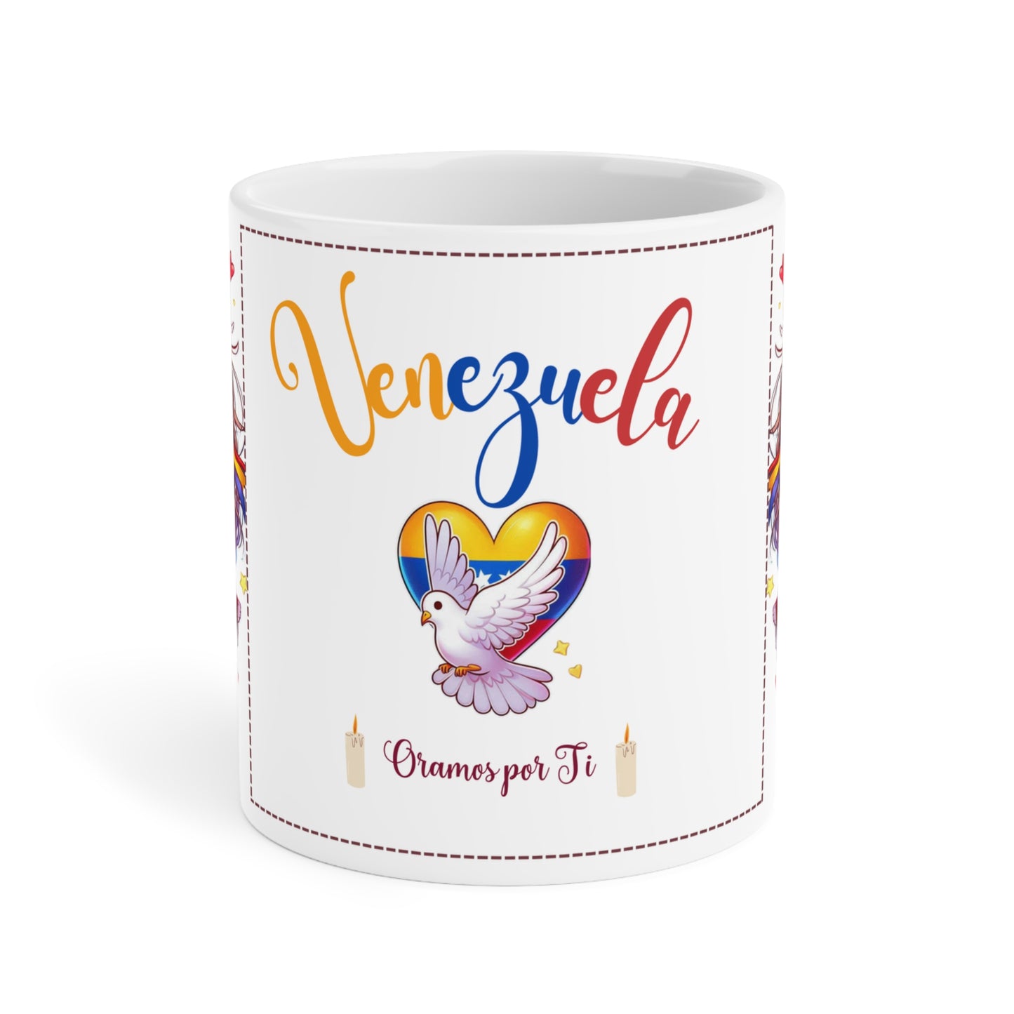 Ceramic Mugs (11oz\15oz\20oz), Ceramic Mugs (11oz\15oz\20oz), para las personas amantes de Venezuela o para los venezolanos migrantes de su pais, con banderas de Venezuela