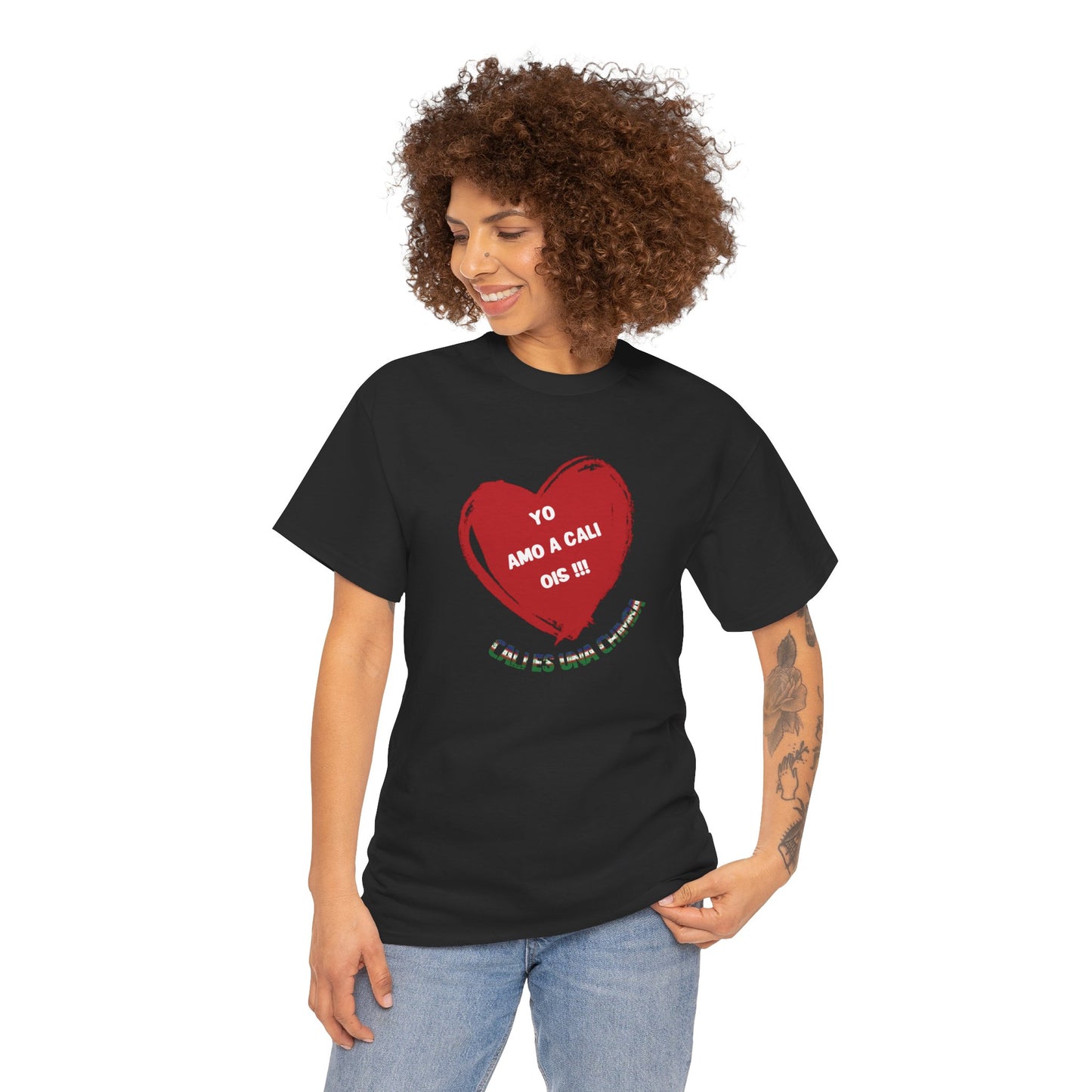 Colonia Caleña Unisex Zone Performance T-shirt, 'Yo amo a Cali ois !!!', regalo casual, Colombian Pride Shirt, Cali Souvenir Gift, Latinx