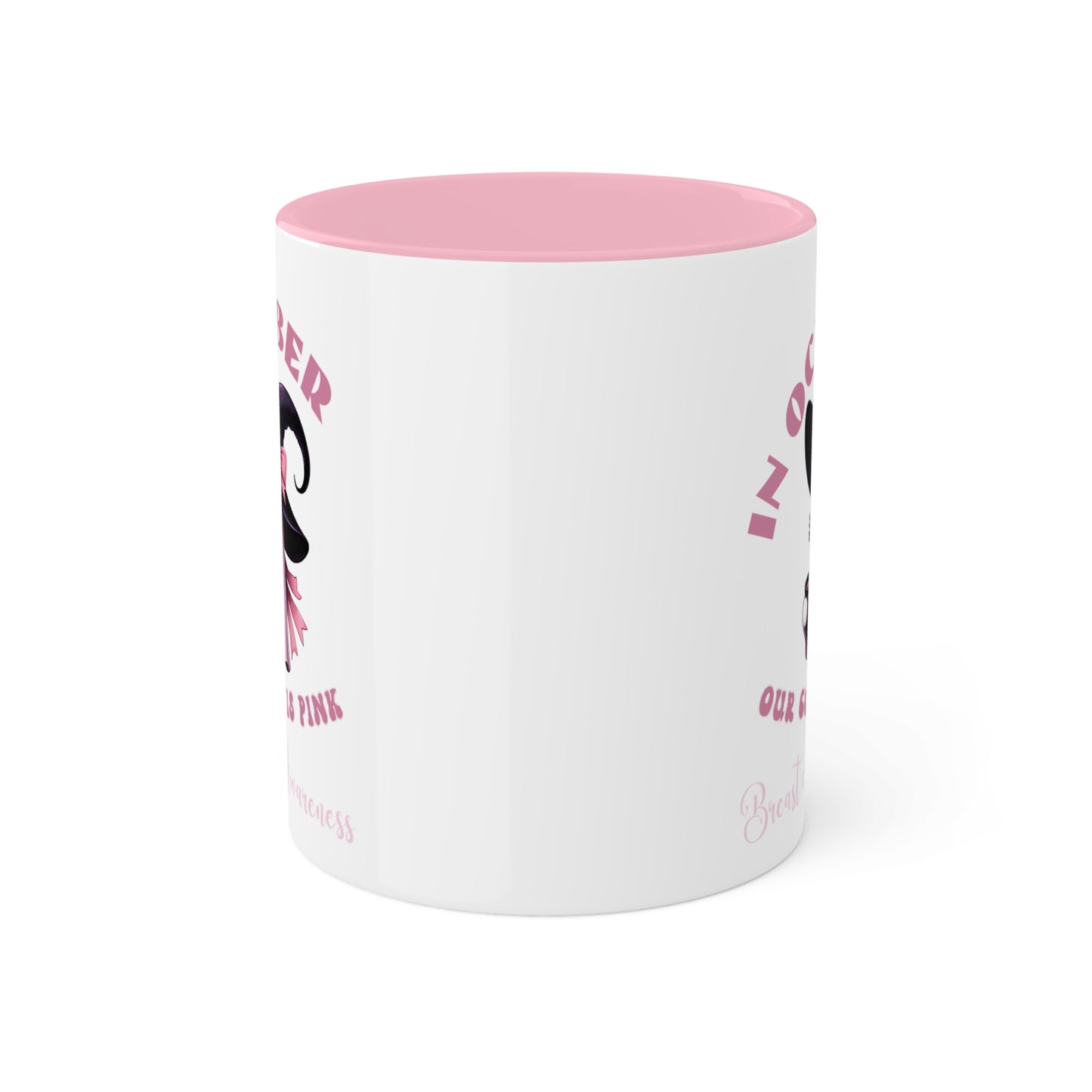 Colorful Mugs, 11oz, Breast Cancer Awareness Mugs - Inspirational Quotes and Designs