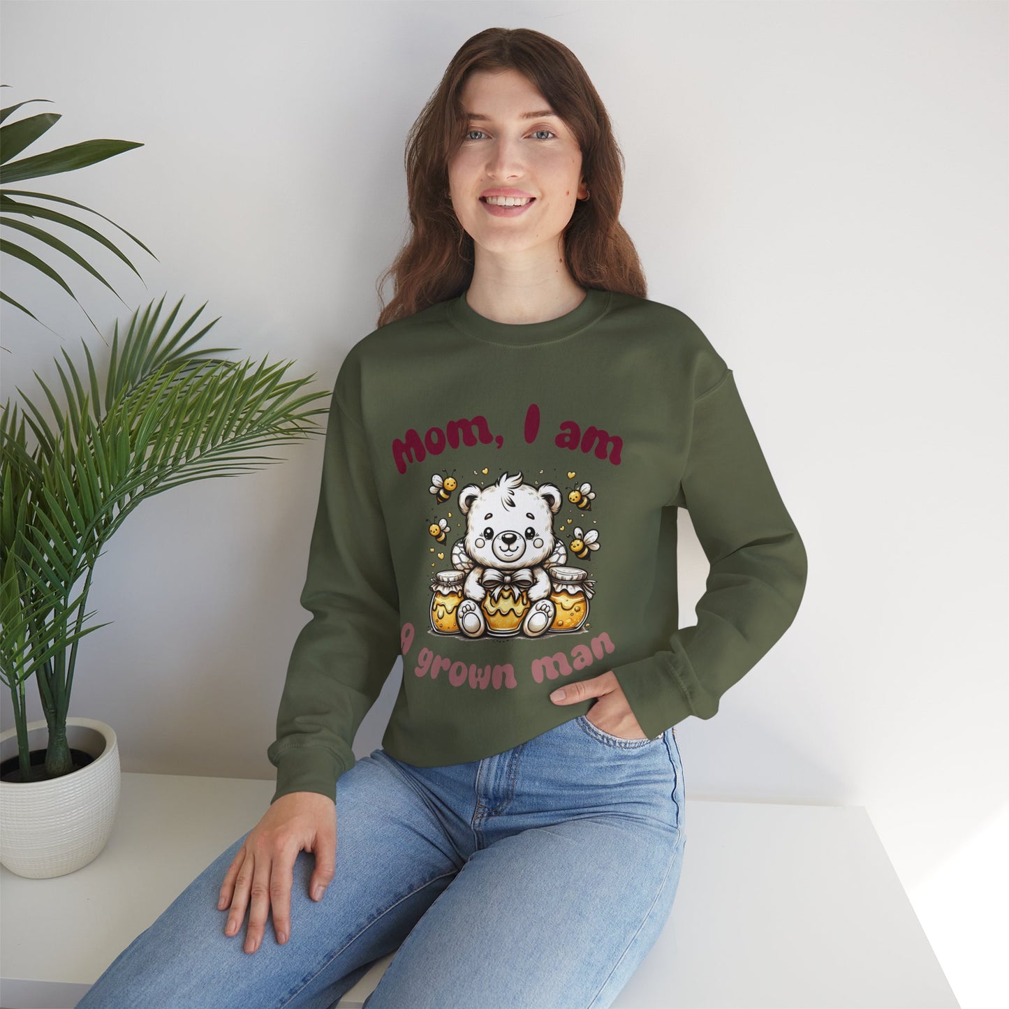 Mama Unisex Heavy Blend™ Crewneck Sweatshirt - Para Mama Design