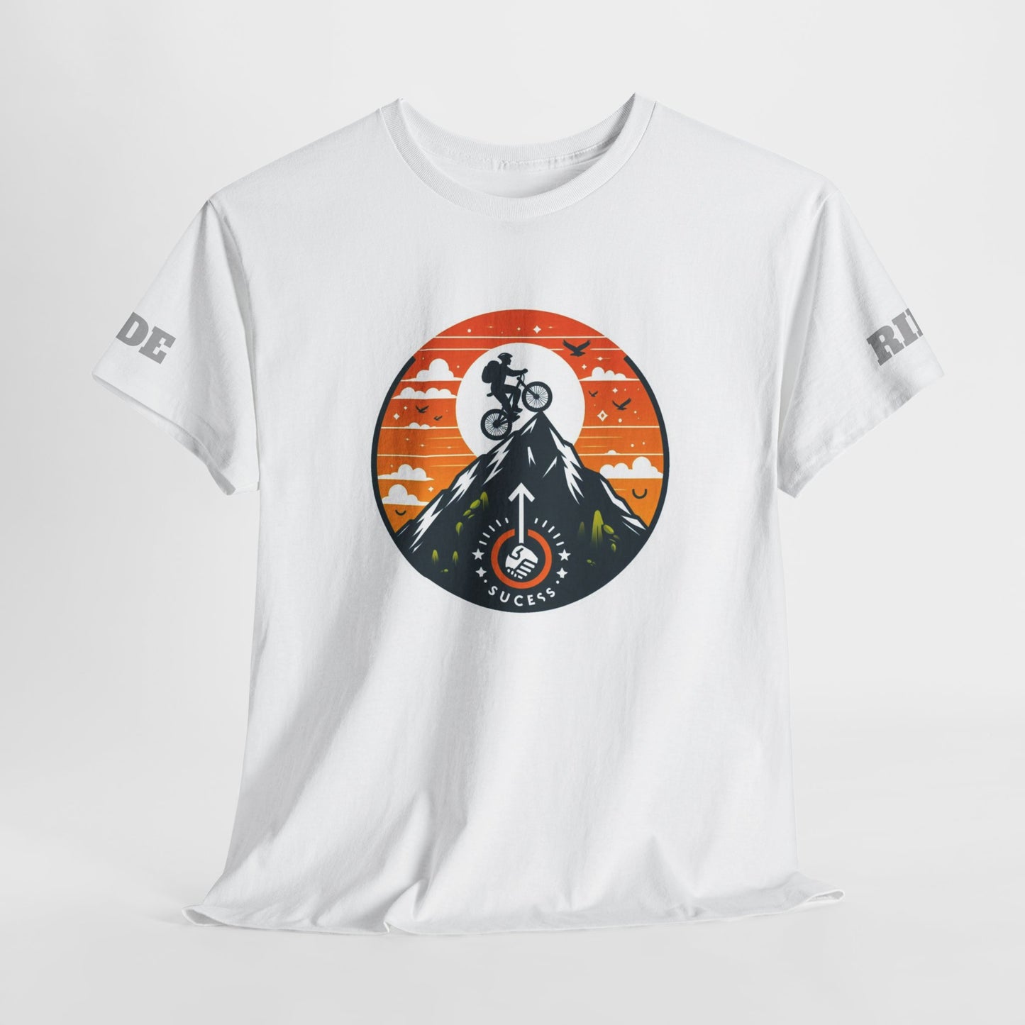 Unisex Heavy Cotton Tee, para amantes del ciclismo, amantes de bicicletas, ropa de ciclismo, camisetas de ciclismo de montaña, ropa de ciclismo, amantes de la bicicleta