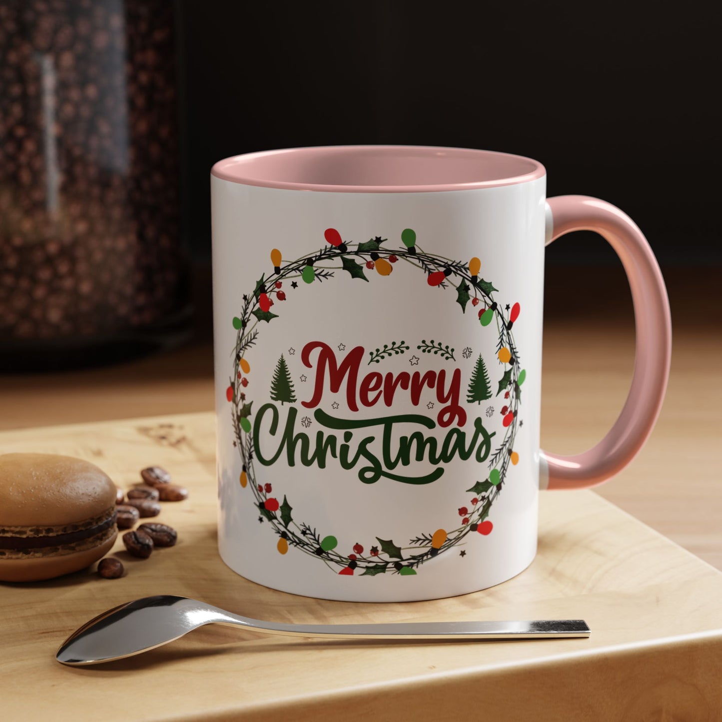 Mug, Merry Christmas Accent Coffee Mug (11, 15oz)