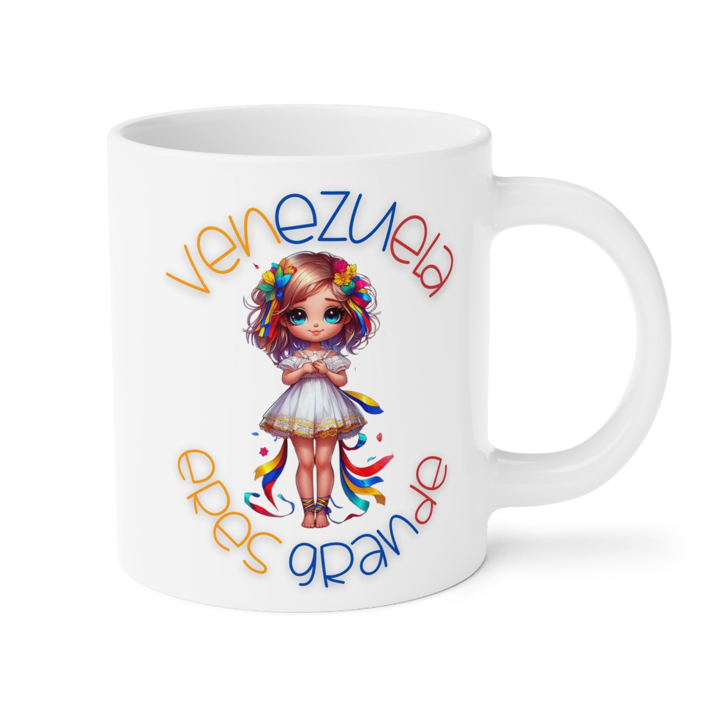 Ceramic Mugs (11oz\15oz\20oz), Ceramic Mugs (11oz\15oz\20oz), para las personas amantes de Venezuela o para los venezolanos migrantes de su pais, con banderas de Venezuela