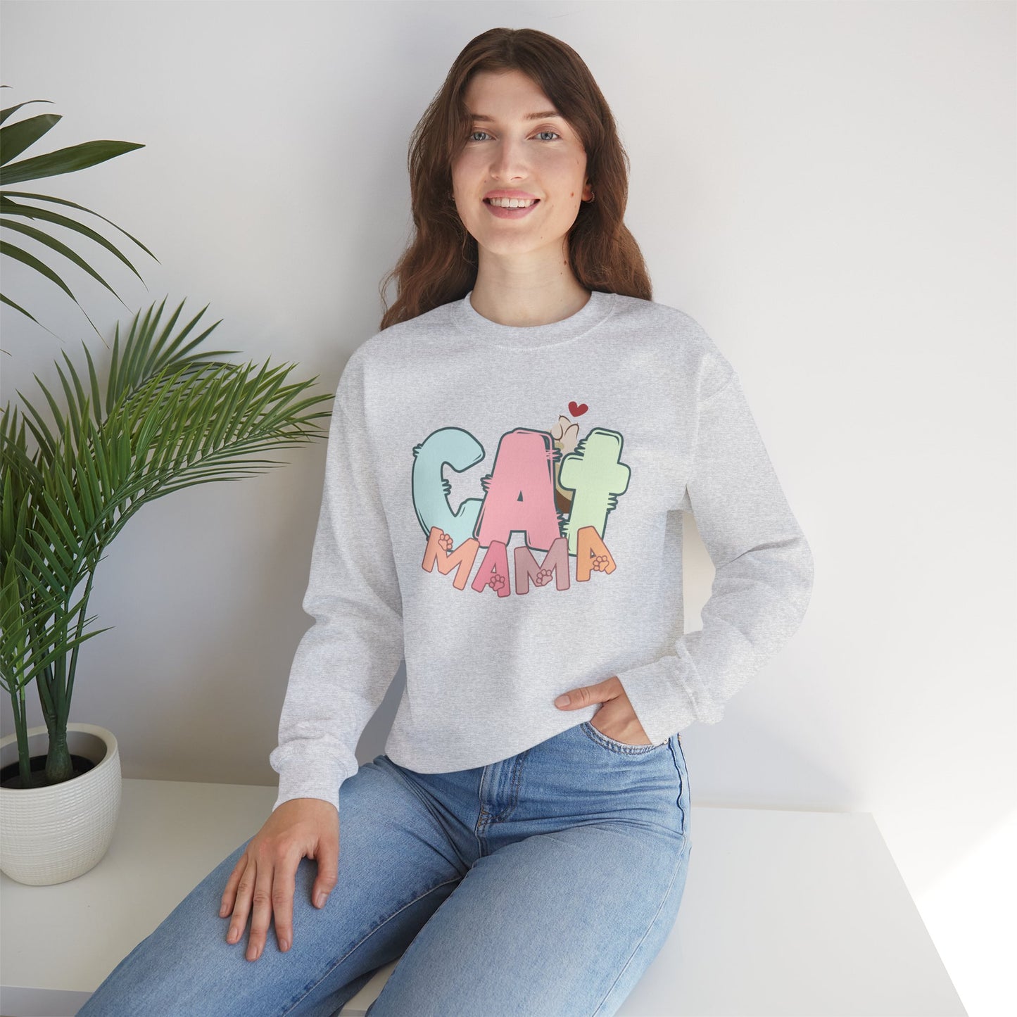 Mama Unisex Heavy Blend™ Crewneck Sweatshirt - Para Mama Design