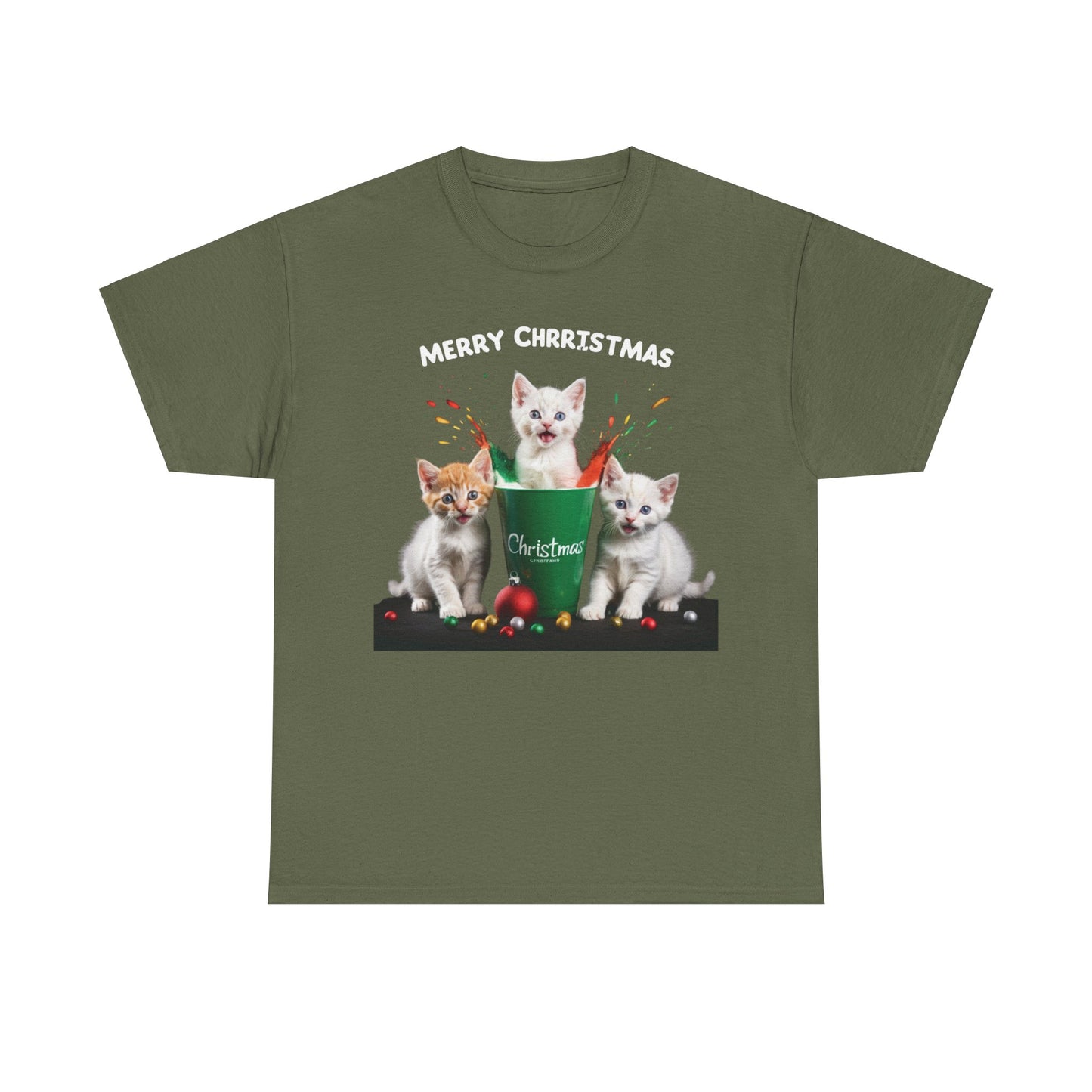 Gato Navidad Tee