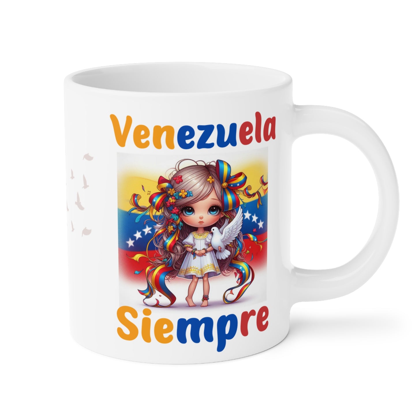 Ceramic Mugs (11oz\15oz\20oz), Ceramic Mugs (11oz\15oz\20oz), para las personas amantes de Venezuela o para los venezolanos migrantes de su pais, con banderas de Venezuela