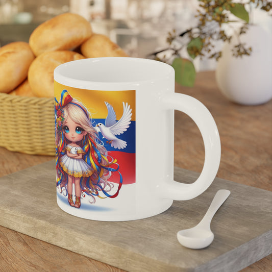 Ceramic Mugs (11oz\15oz\20oz), Ceramic Mugs (11oz\15oz\20oz), para las personas amantes de Venezuela o para los venezolanos migrantes de su pais, con banderas de Venezuela