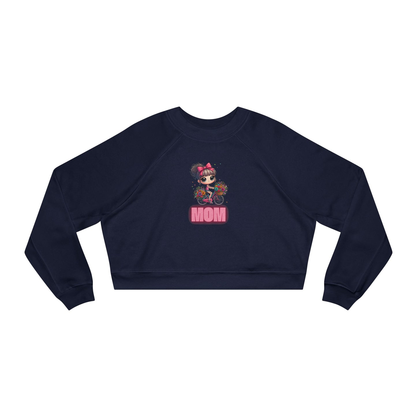 Cropped Sweatshirt Bike Mama Cycling Lover