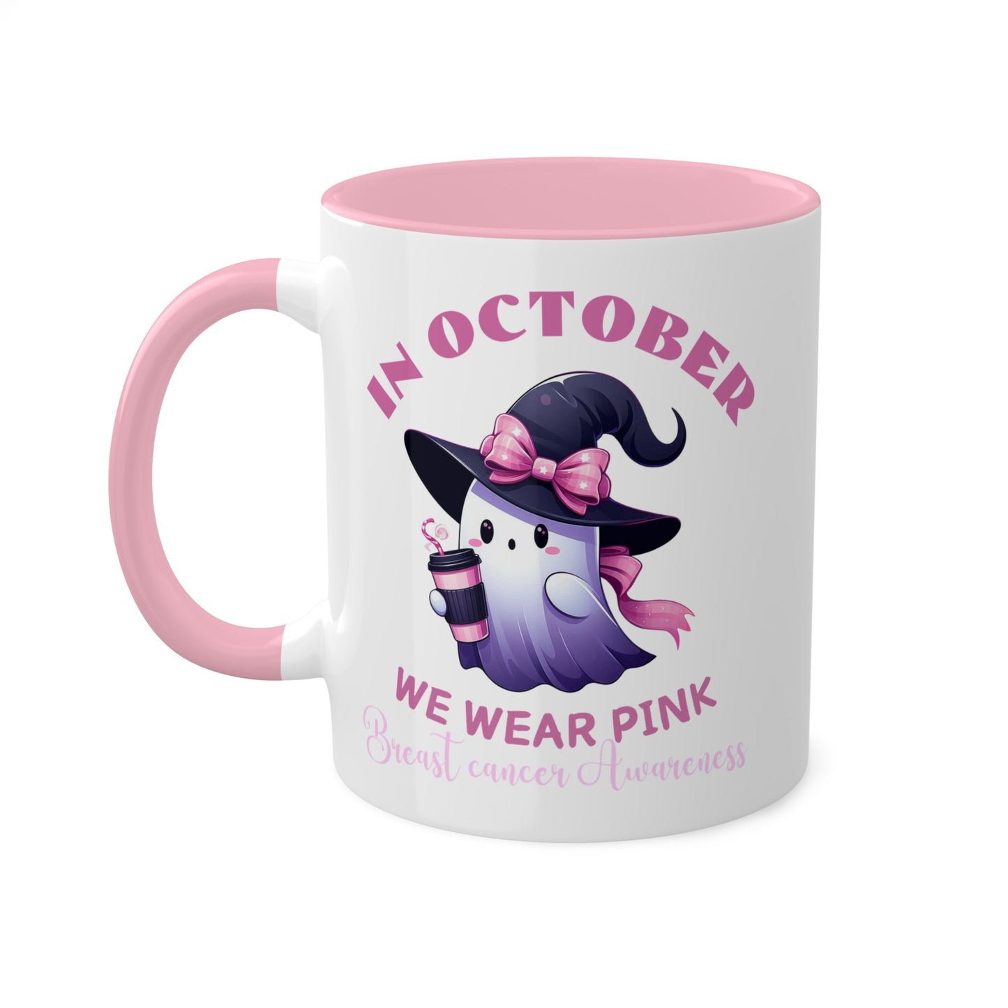 Colorful Mugs 1, 11oz, Breast Cancer Awareness Mugs - Inspirational Quotes and Designs