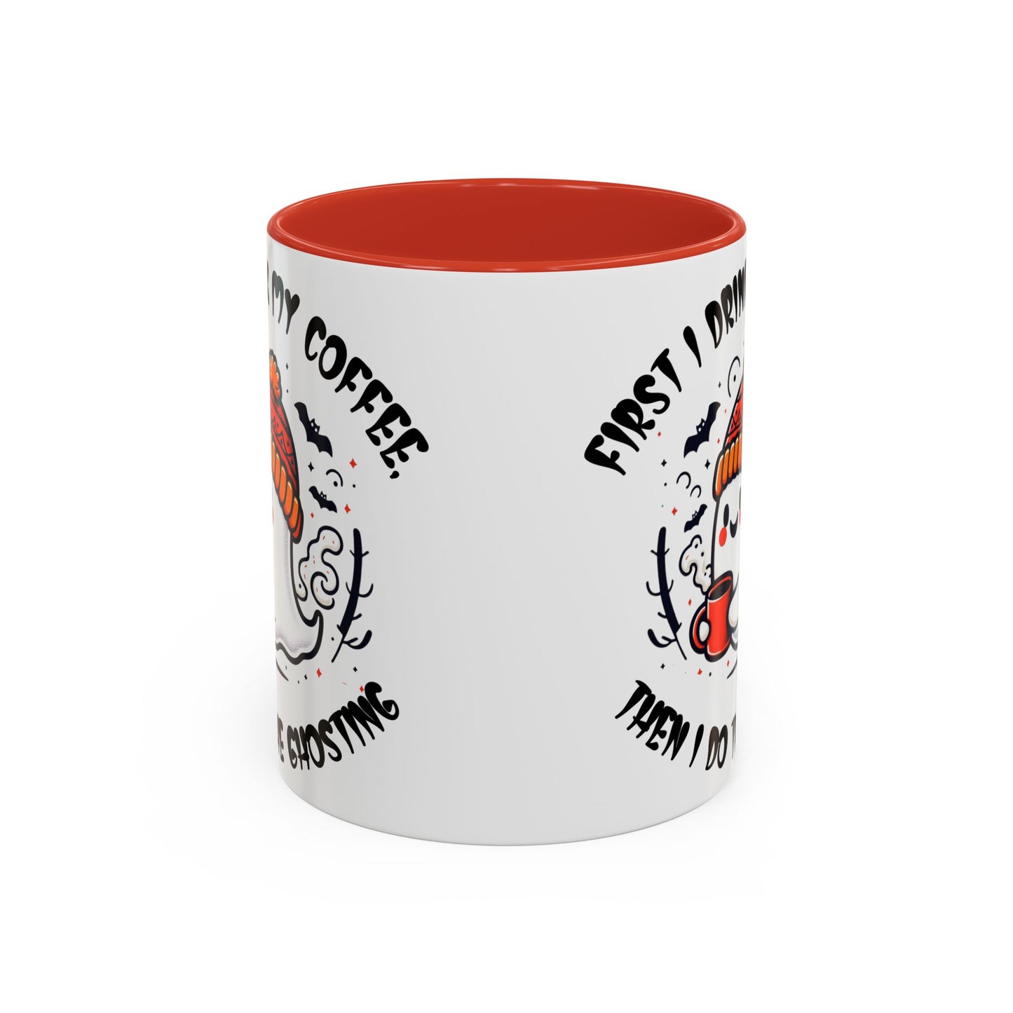 Halloween Ghost Cat Coffee Mug