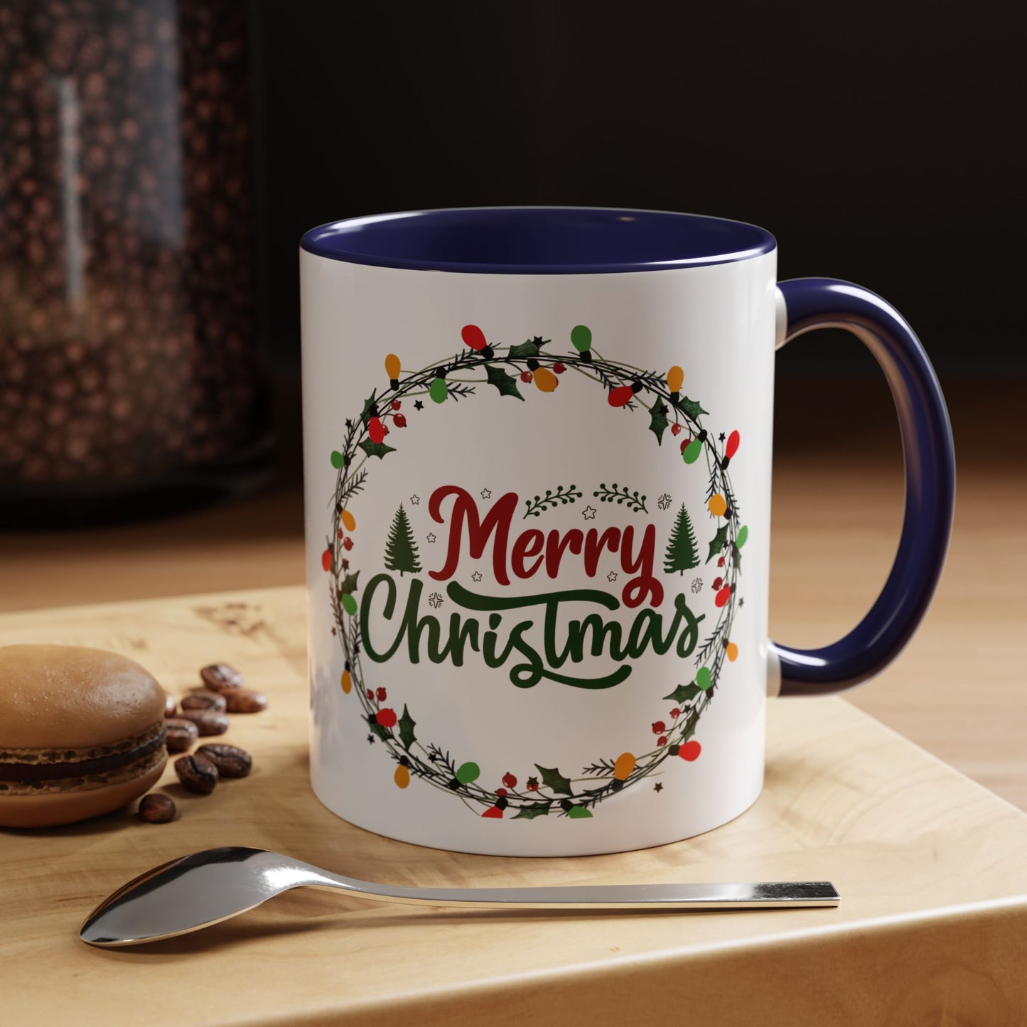 Mug, Merry Christmas Accent Coffee Mug (11, 15oz)