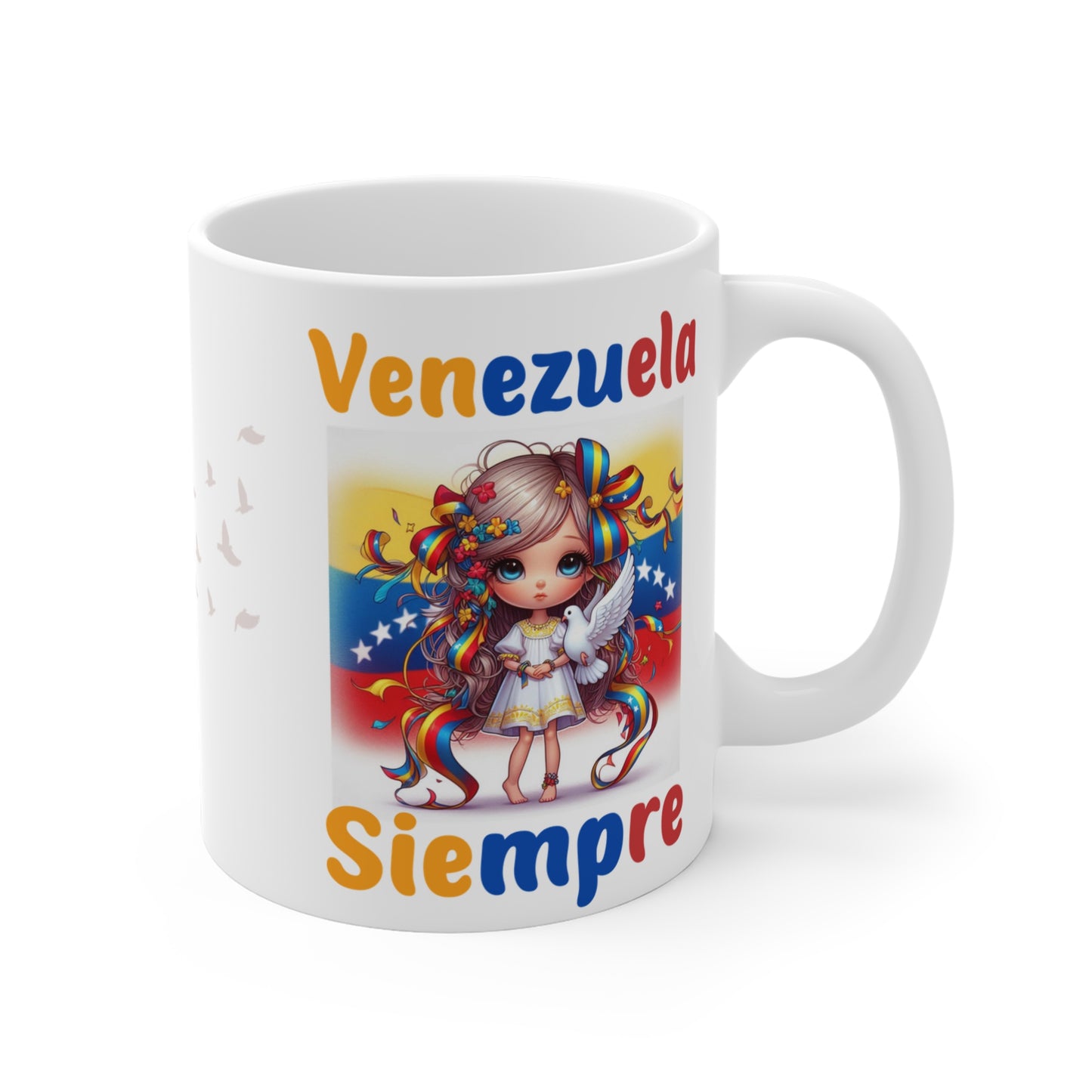 Ceramic Mugs (11oz\15oz\20oz), Ceramic Mugs (11oz\15oz\20oz), para las personas amantes de Venezuela o para los venezolanos migrantes de su pais, con banderas de Venezuela