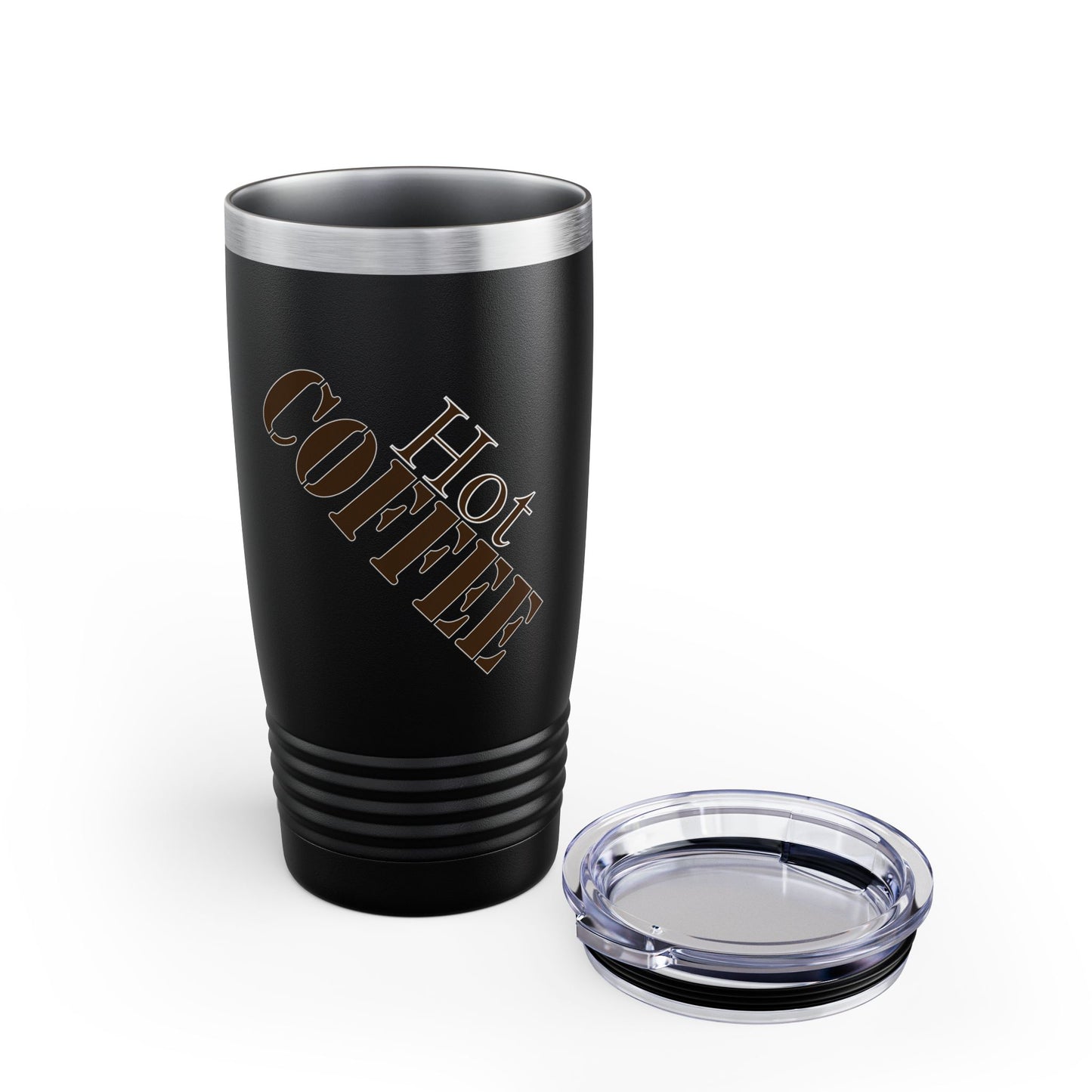 "Cafe Caliente" - Ringneck Tumbler, 20oz, El o Ella, Regalo, Deportes