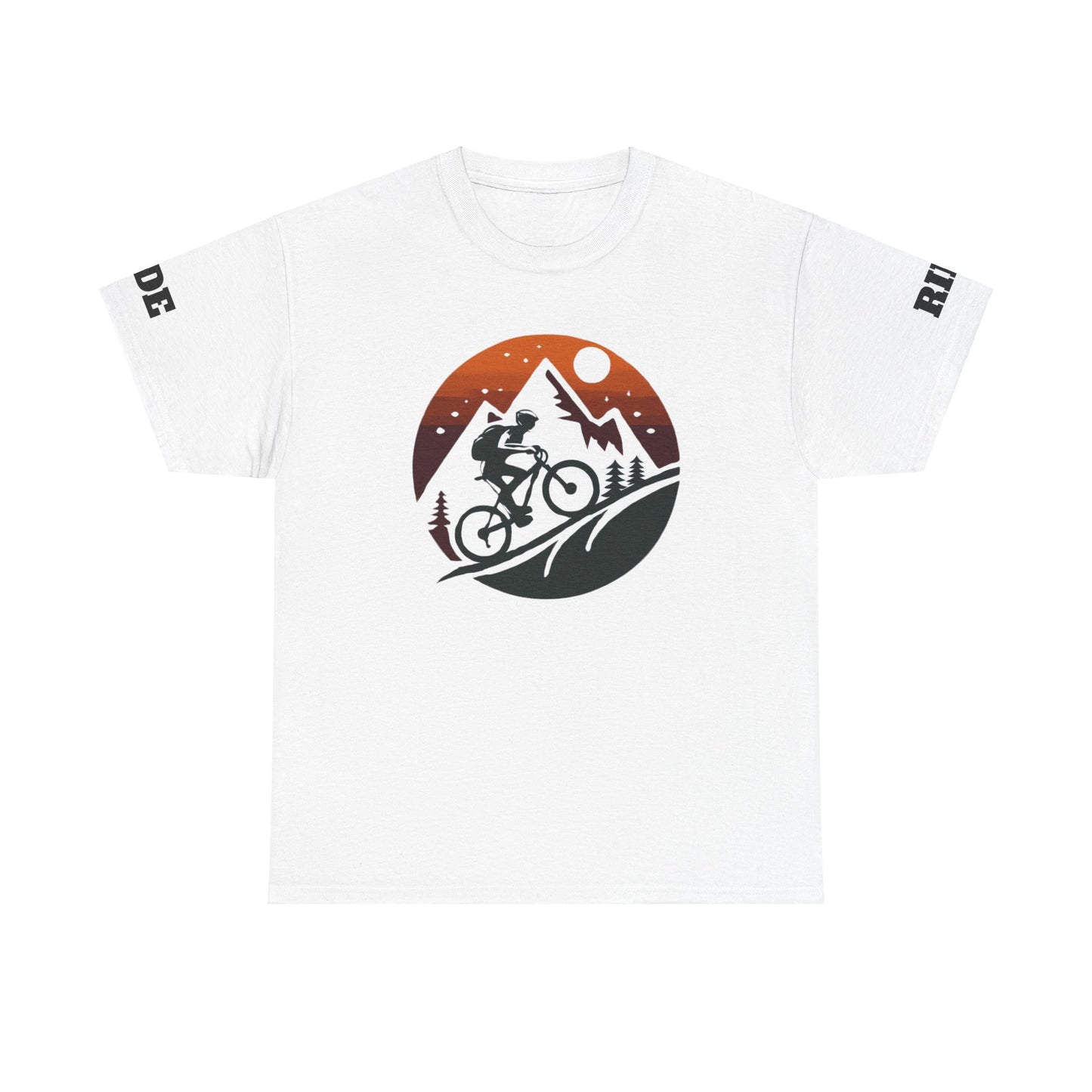 Unisex Heavy Cotton Tee, para amantes del ciclismo, amantes de bicicletas, ropa de ciclismo, camisetas de ciclismo de montaña, ropa de ciclismo, amantes de la bicicleta