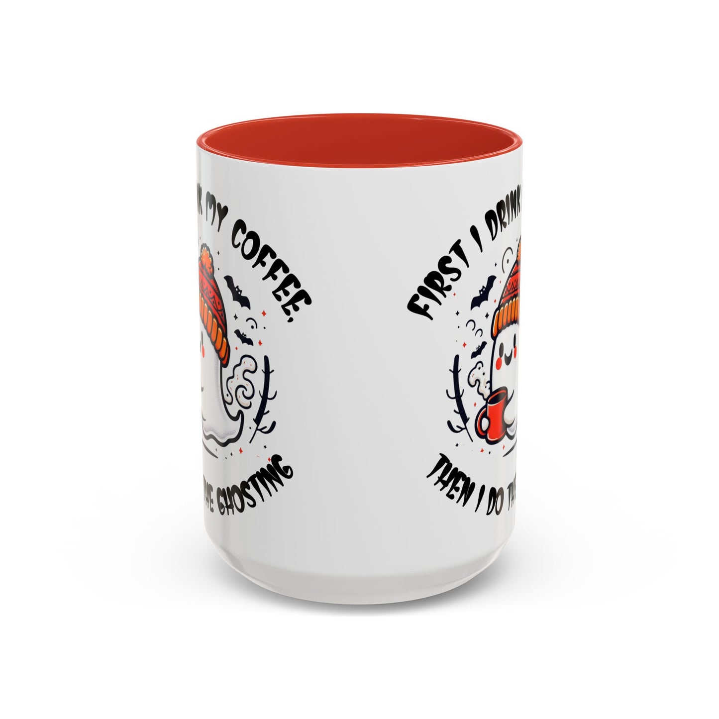 Halloween Ghost Cat Coffee Mug