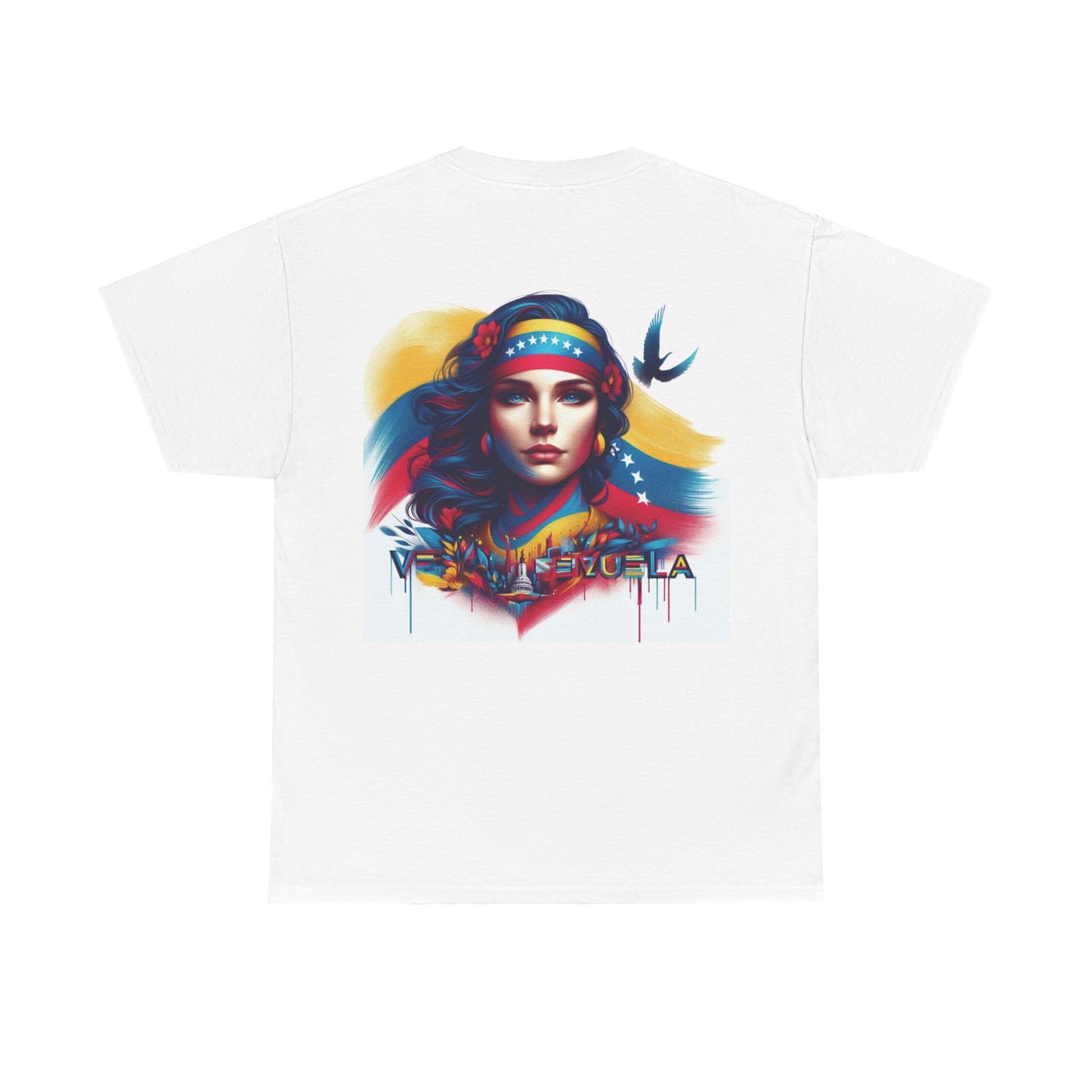 Unisex Heavy Cotton Tee, Colección Camisetas Venezuela Unisex – Serie Adultos, Camiseta Orgullo Venezolano – Retro y Clásica, edicion especial Venezuela