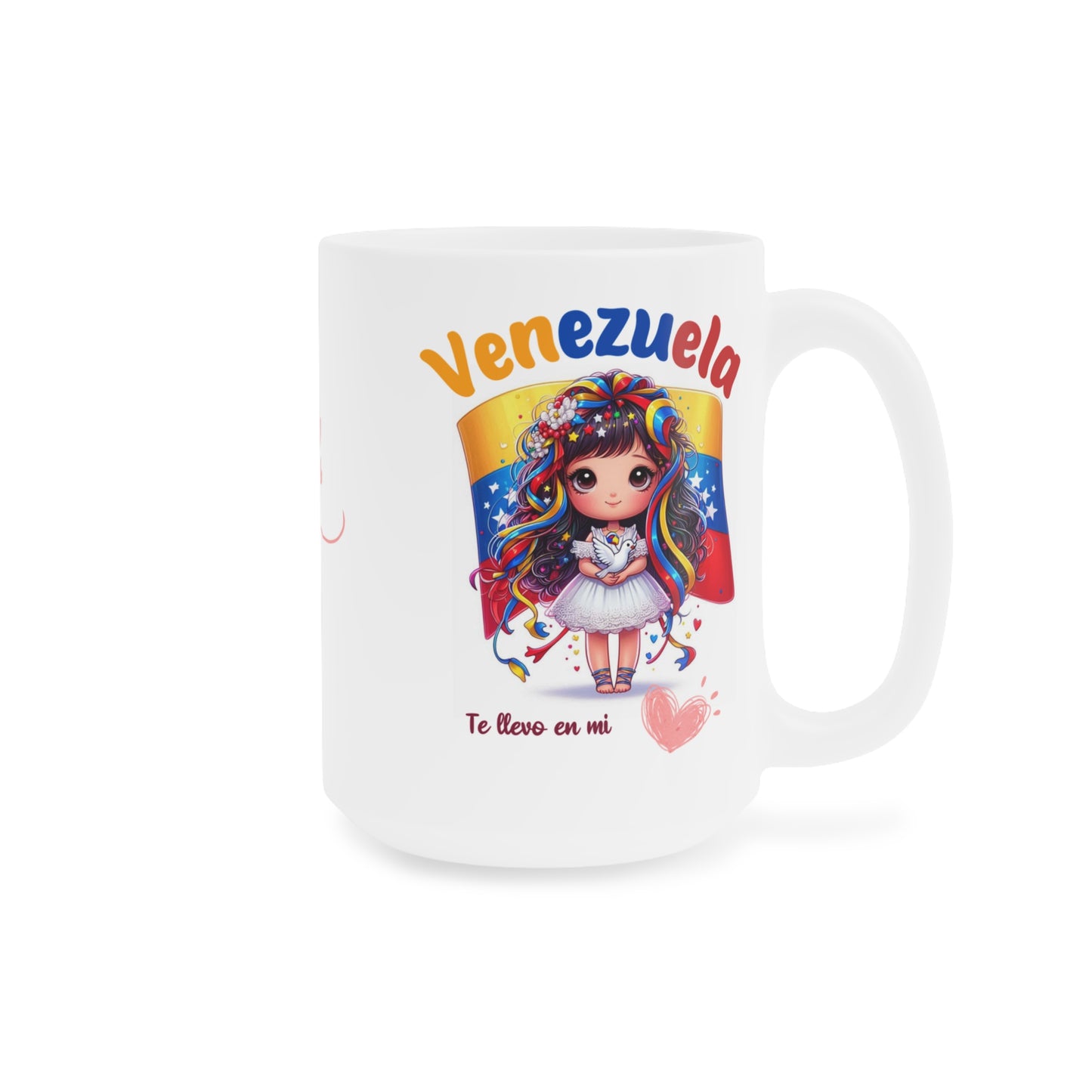 Ceramic Mugs (11oz\15oz\20oz), Ceramic Mugs (11oz\15oz\20oz), para las personas amantes de Venezuela o para los venezolanos migrantes de su pais, con banderas de Venezuela