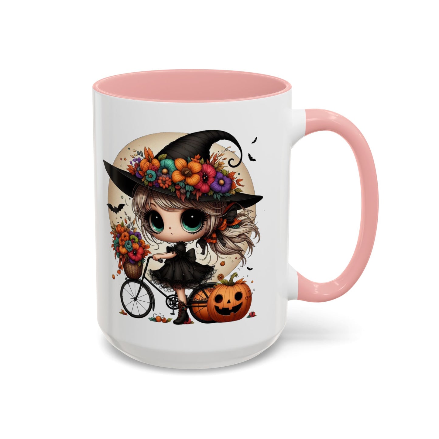 Mug Halloween Decorated with Positive Message