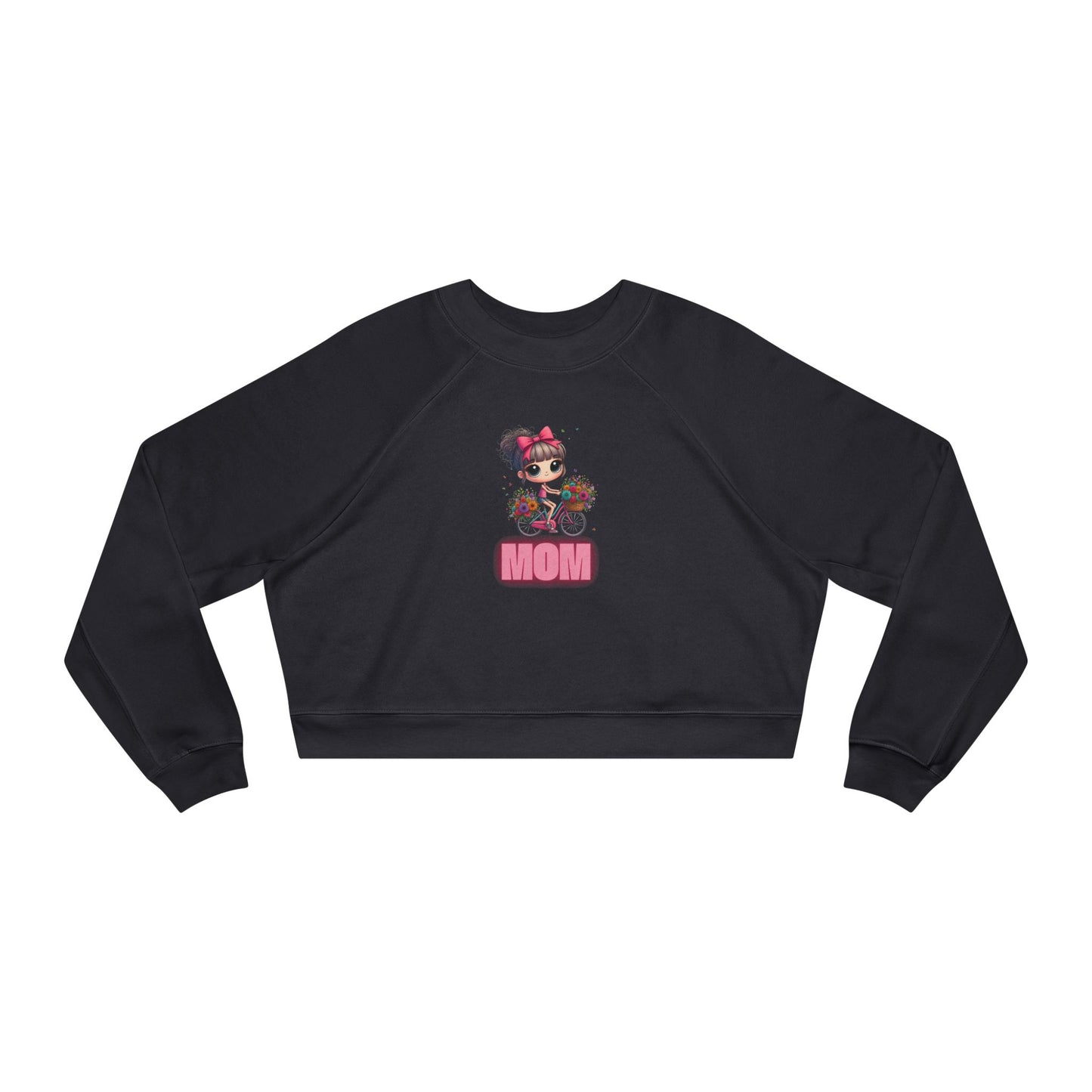 Cropped Sweatshirt Bike Mama Cycling Lover