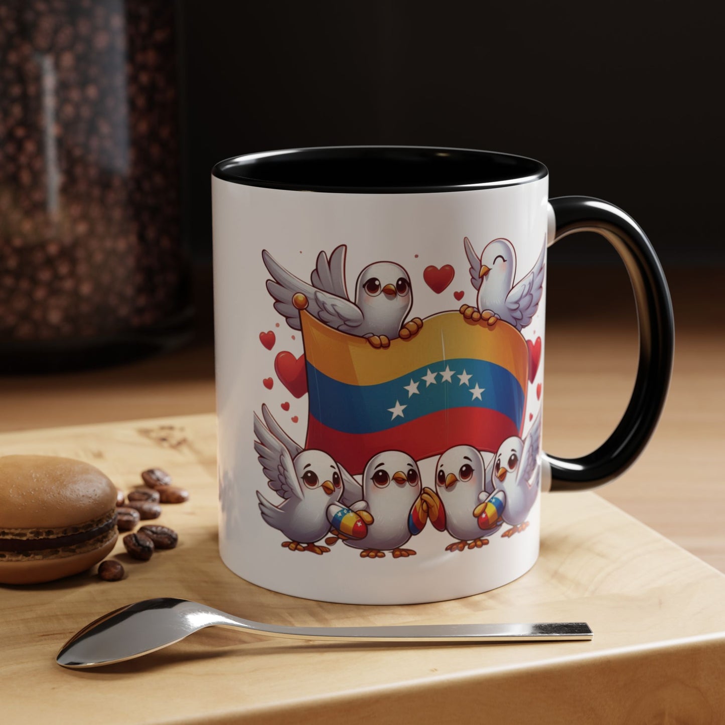 Mug with Message to Venezuela, Gift for Venezuelans