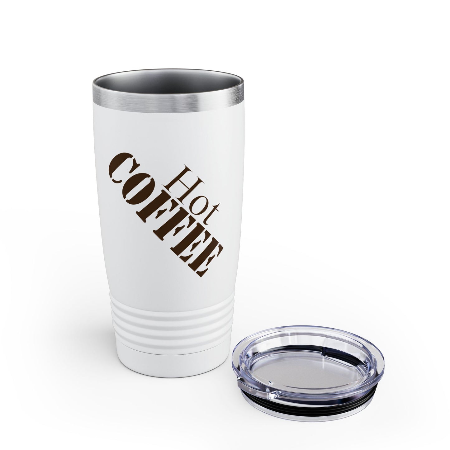 "Cafe Caliente" - Ringneck Tumbler, 20oz, El o Ella, Regalo, Deportes