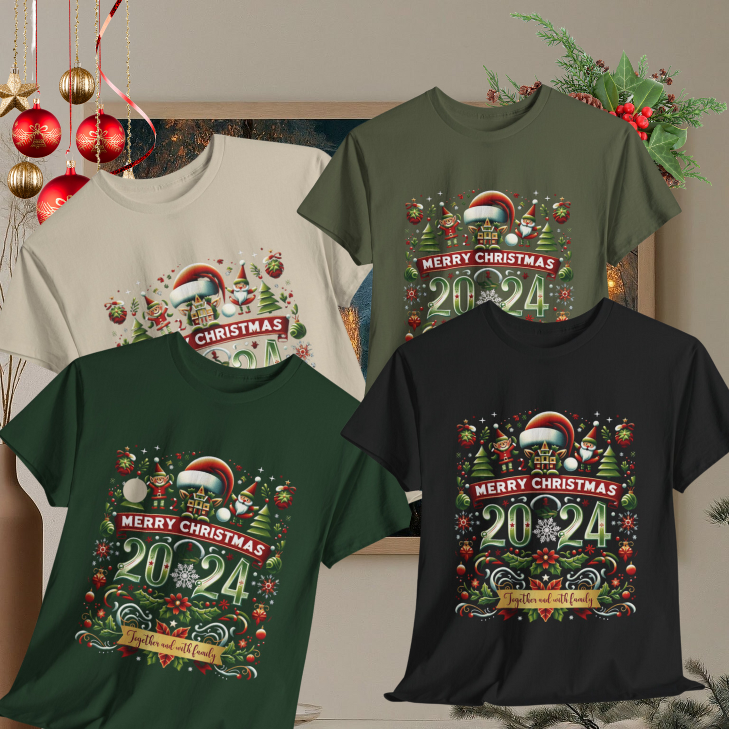 Shirt Family Christmas ,T-shirt for the family at Christmas